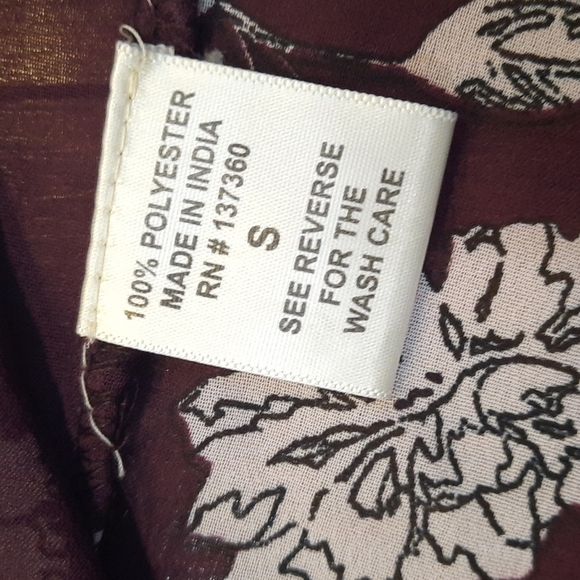 Live 4 Truth Plum Floral Sheer Midi Cardigan - Picture 4 of 6